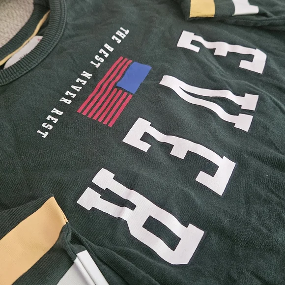 Zara Green Long Sleeve Kids Tee - Picture 3 of 7